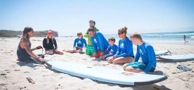Clases de Surf, San Francisco ( San Pancho )